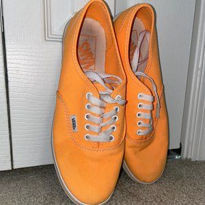 Vans Authentic Classic Shoes in Orange